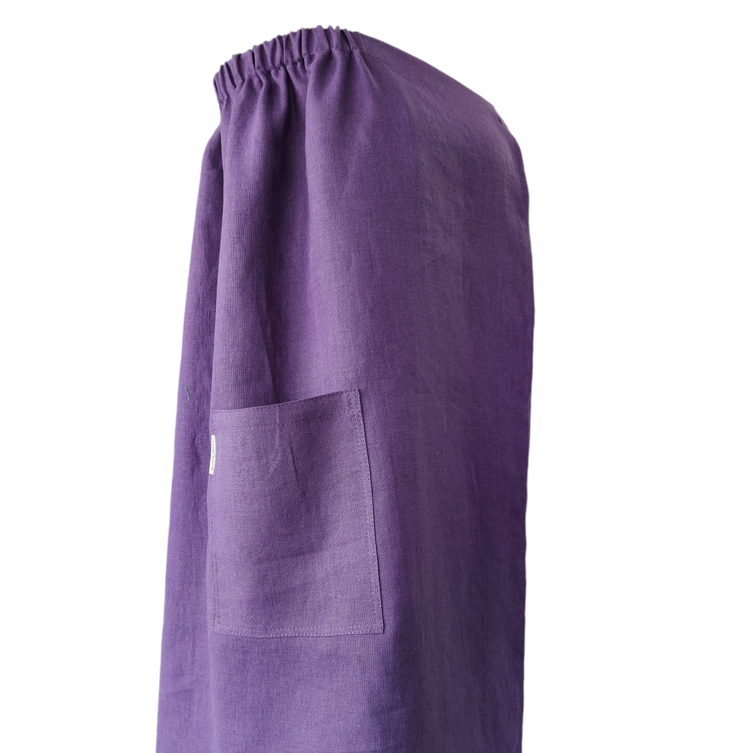 Linen Towel Wrap for Women, Sauna Pareo Wrap, Towel Wrap, Eggplant Purple