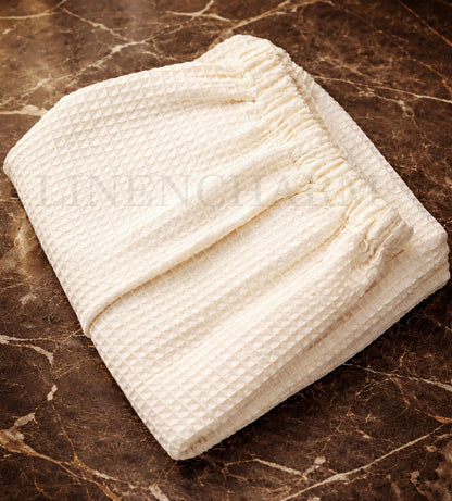Premium Spa Towel Wrap for Women | XS-6XL, Soft Cotton for Bath, Sauna & Pool – Creamy