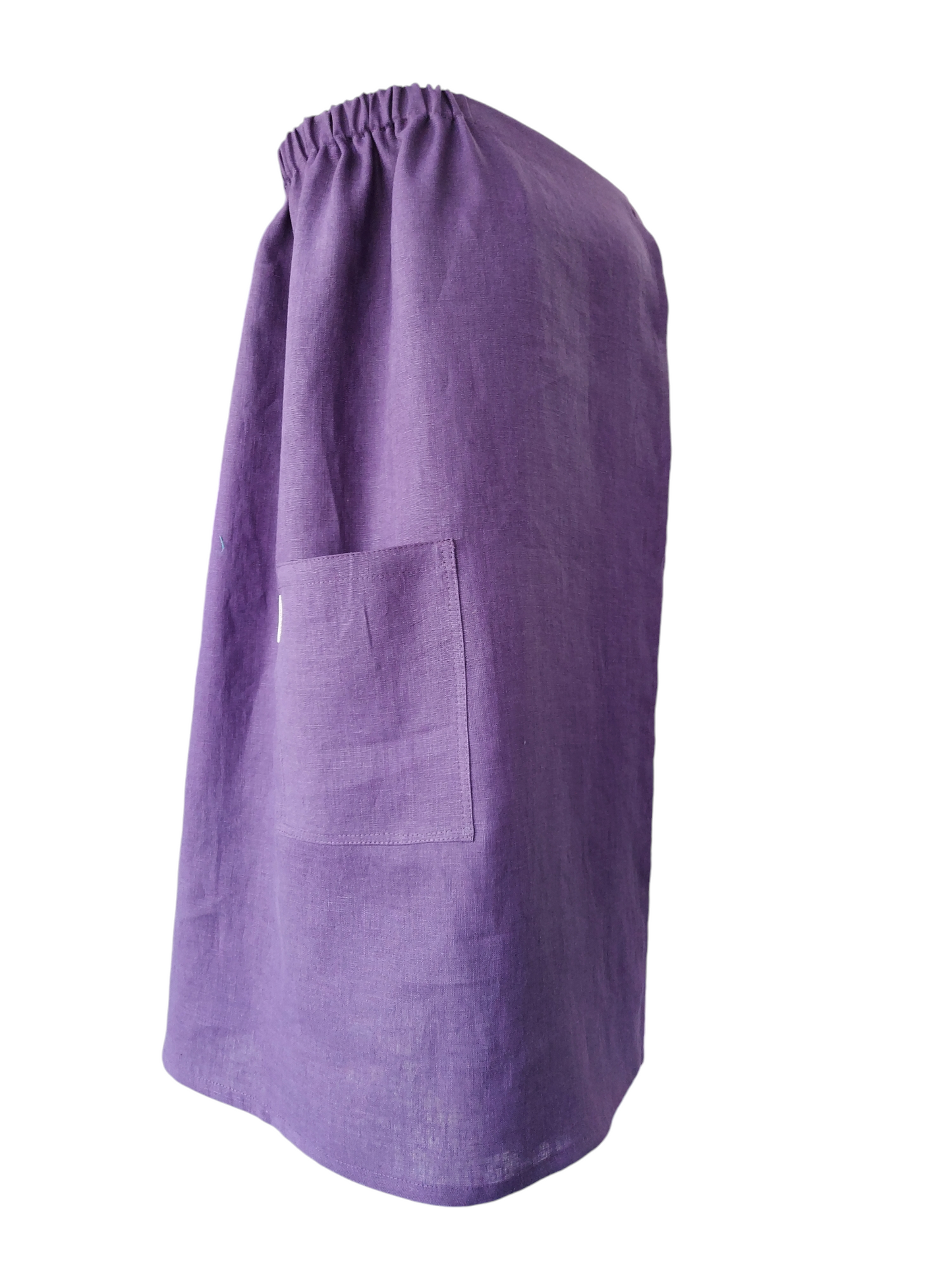 Linen Towel Wrap for Women, Sauna Pareo Wrap, Towel Wrap, Eggplant Purple