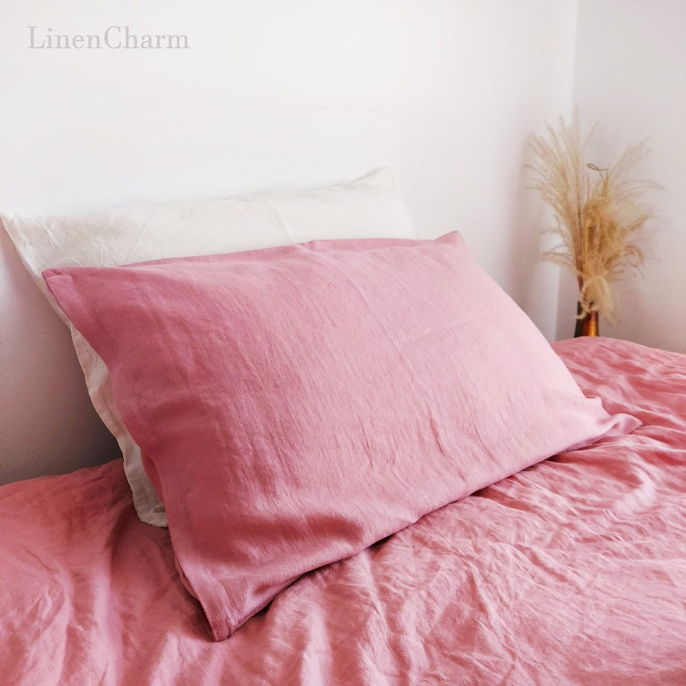 Linen Duvet Cover+ Linen Pillowcase