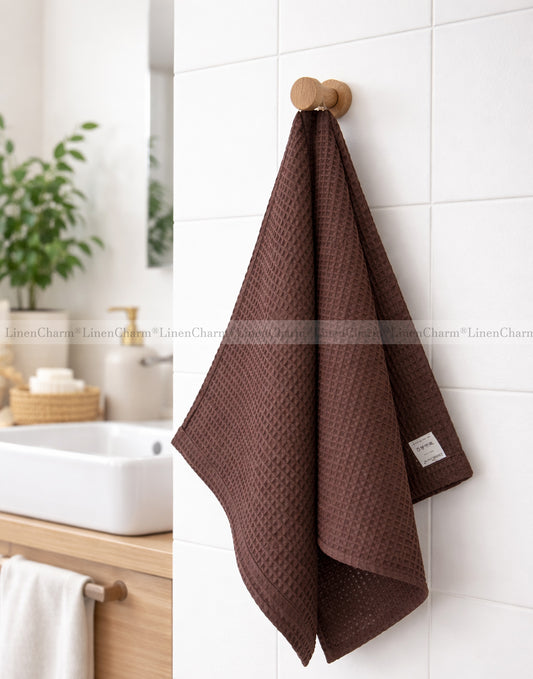 Cotton Waffle Hand Towel 50 x 90 cm - Soft & Everyday Essential