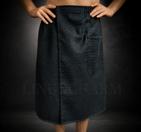 Premium Spa-Handtuchwickel für Damen | XS-6XL, weiche Baumwolle für Bad, Sauna & Pool – Hellgrau