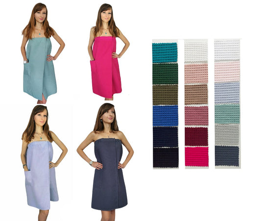 Premium Spa Towel Wrap for Women – Soft Cotton, XS-6XL, Multiple Colors