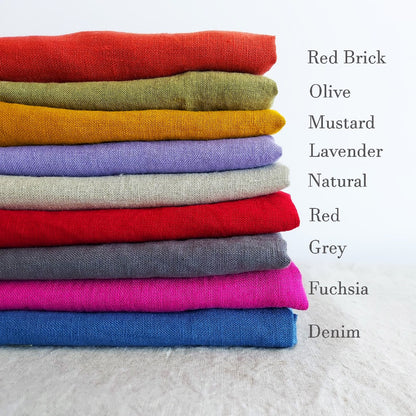 Organic linen bag, 10 Colors