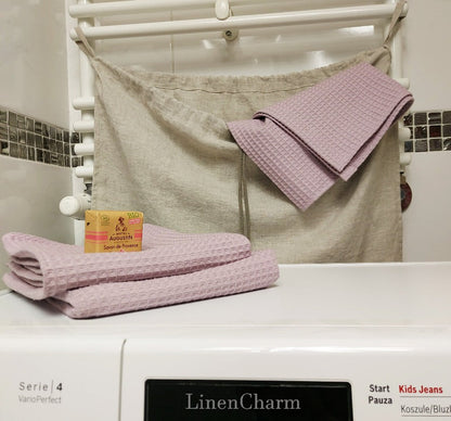 Natural Linen laundry bag 