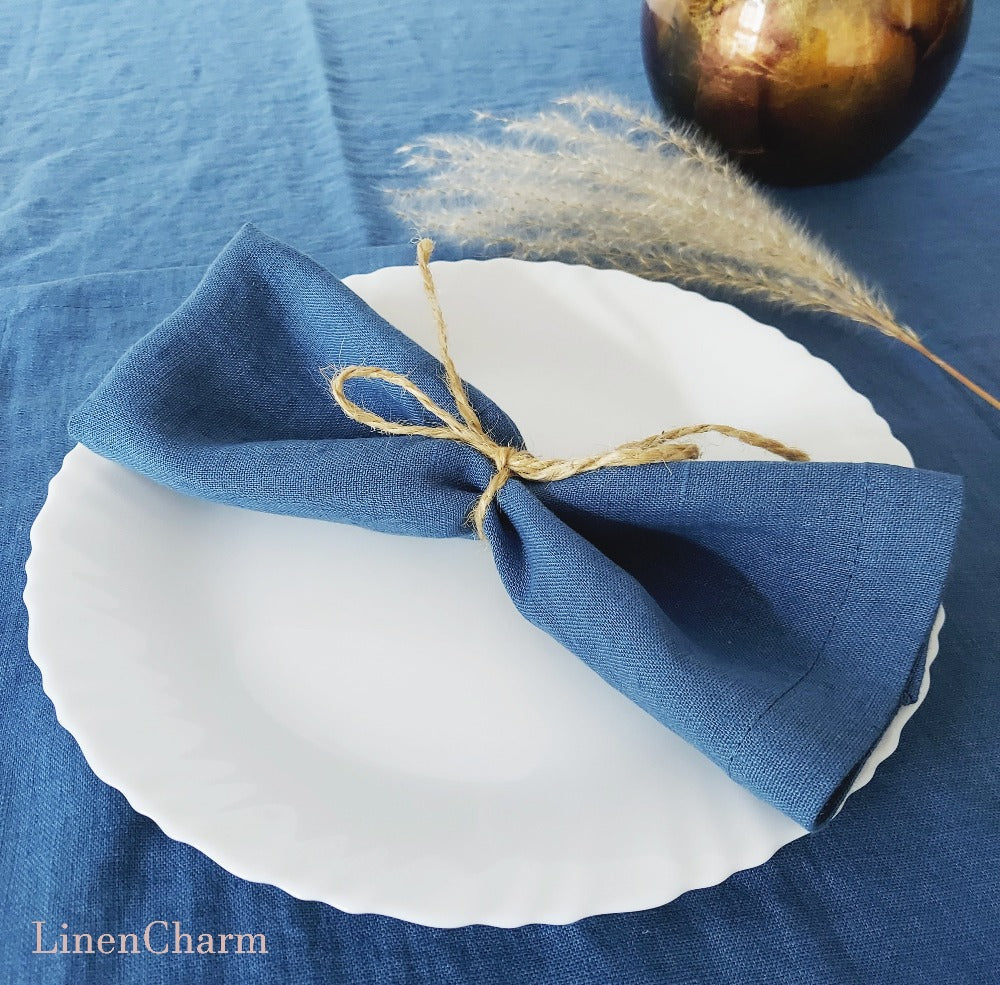 Linen napkin, stonewashed linen napkins, red linen napkins, green linen napkin, Christmas napkins, linen napkins set